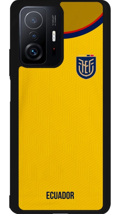 Coque Xiaomi 11T - Silicone rigide noir Maillot de football Equateur 2022