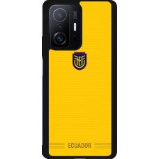 Xiaomi 11T Case Hülle - Silikon schwarz Ecuador 2026 personalisierbares Fussballtrikot