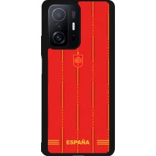 Xiaomi 11T Case Hülle - Silikon schwarz Spanien 2026 personalisierbares Fussballtrikot