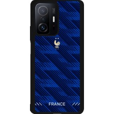 Coque Xiaomi 11T - Silicone rigide noir Maillot de football France 2026 personnalisable