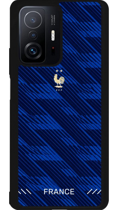 Coque Xiaomi 11T - Silicone rigide noir Maillot de football France 2026 personnalisable