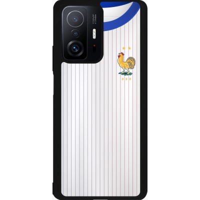 Xiaomi 11T Case Hülle - Silikon schwarz Frankreich Away personalisierbares Fussballtrikot