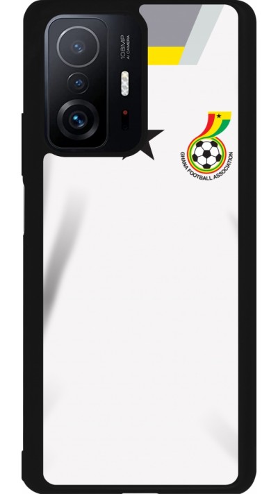 Coque Xiaomi 11T - Silicone rigide noir Maillot de football Ghana 2022 personnalisable