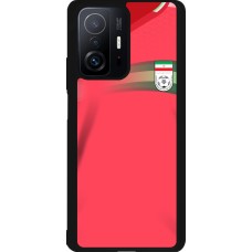 Coque Xiaomi 11T - Silicone rigide noir Maillot de football Iran 2022 personnalisable