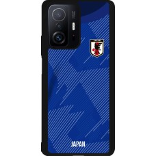 Coque Xiaomi 11T - Silicone rigide noir Maillot de football Japon 2022 personnalisable