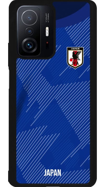 Coque Xiaomi 11T - Silicone rigide noir Maillot de football Japon 2022 personnalisable