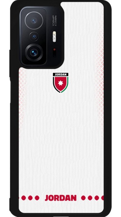 Coque Xiaomi 11T - Silicone rigide noir Maillot de football Jordanie 2026 personnalisable