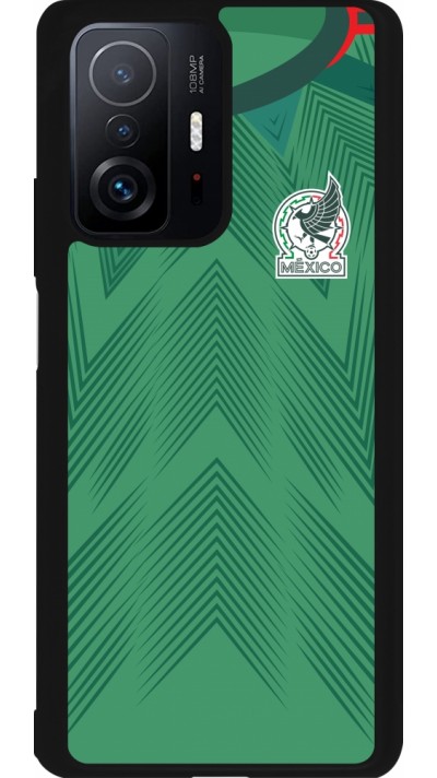 Xiaomi 11T Case Hülle - Silikon schwarz Mexiko 2022 personalisierbares Fussballtrikot