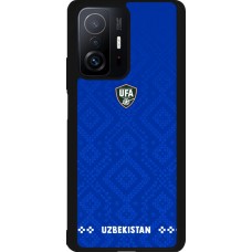 Coque Xiaomi 11T - Silicone rigide noir Maillot de football Ouzbékistan 2026 personnalisable