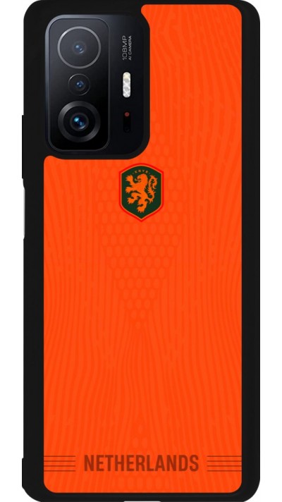 Coque Xiaomi 11T - Silicone rigide noir Maillot de football Pays-Bas 2026 personnalisable