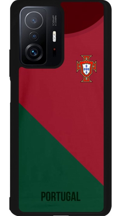 Coque Xiaomi 11T - Silicone rigide noir Maillot de football Portugal 2022