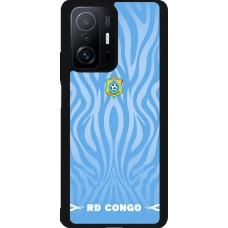 Coque Xiaomi 11T - Silicone rigide noir Maillot de football RD Congo 2026 personnalisable