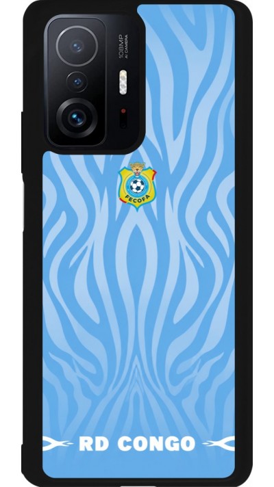 Coque Xiaomi 11T - Silicone rigide noir Maillot de football RD Congo 2026 personnalisable