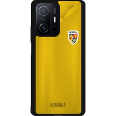 Coque Xiaomi 11T - Silicone rigide noir Maillot de football Roumanie
