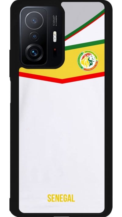 Coque Xiaomi 11T - Silicone rigide noir Maillot de football Senegal 2022 personnalisable