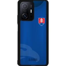 Coque Xiaomi 11T - Silicone rigide noir Maillot de football Slovaquie