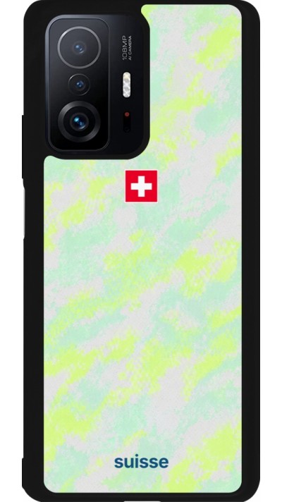 Xiaomi 11T Case Hülle - Silikon schwarz Schweiz Away 2026 personalisierbares Fussballtrikot