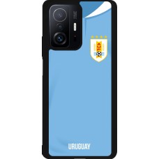 Xiaomi 11T Case Hülle - Silikon schwarz Uruguay 2022 personalisierbares Fussballtrikot