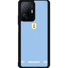 Xiaomi 11T Case Hülle - Silikon schwarz Uruguay 2026 personalisierbares Fussballtrikot