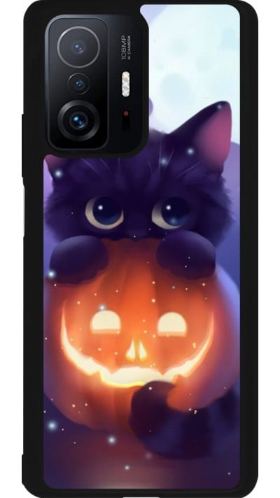 Coque Xiaomi 11T - Silicone rigide noir Halloween 17 15