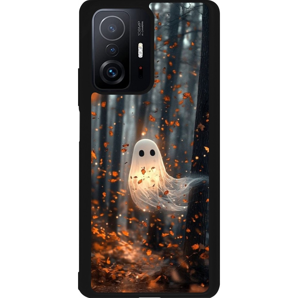 Xiaomi 11T Case Hülle - Silikon schwarz Halloween 2025 Ghost in the forest