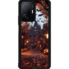 Xiaomi 11T Case Hülle - Silikon schwarz Halloween 2025 Haunted house