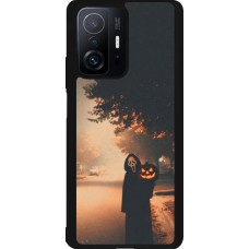 Coque Xiaomi 11T - Silicone rigide noir Halloween 2025 Scream