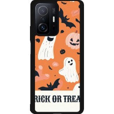 Coque Xiaomi 11T - Silicone rigide noir Halloween 2025 Trick or treat