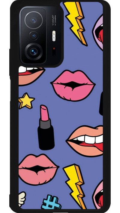 Coque Xiaomi 11T - Silicone rigide noir Lips and lipgloss