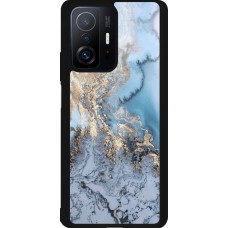 Coque Xiaomi 11T - Silicone rigide noir Marble 04