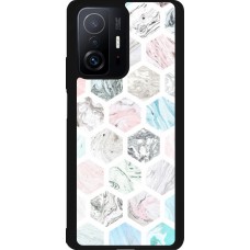 Coque Xiaomi 11T - Silicone rigide noir Marble Everything