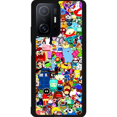 Coque Xiaomi 11T - Silicone rigide noir Mixed cartoons