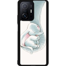 Coque Xiaomi 11T - Silicone rigide noir Mom 1903