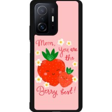 Coque Xiaomi 11T - Silicone rigide noir Mom 2026 Berry best