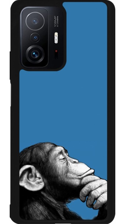 Xiaomi 11T Case Hülle - Silikon schwarz Monkey Pop Art