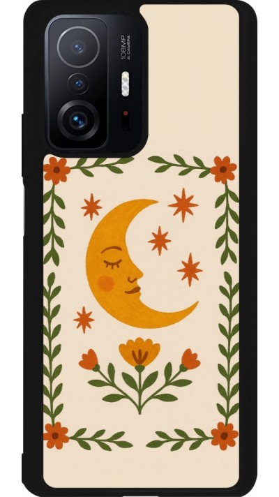 Xiaomi 11T Case Hülle - Silikon schwarz Half moon stamp 2026