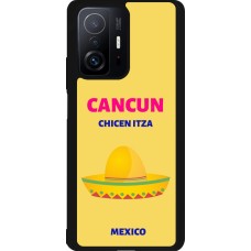 Xiaomi 11T Case Hülle - Silikon schwarz Pop Summer Destination Cancun