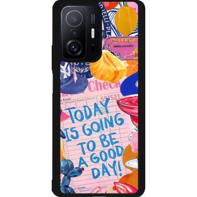 Coque Xiaomi 11T - Silicone rigide noir Preppy Today is Going to be a good day