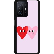 Coque Xiaomi 11T - Silicone rigide noir Saint Valentines Day 26 Heart