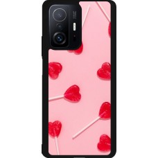 Coque Xiaomi 11T - Silicone rigide noir Saint Valentines Day 26 Lollipop
