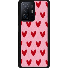 Coque Xiaomi 11T - Silicone rigide noir Saint Valentines Day 26 Pattern heart