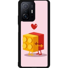 Coque Xiaomi 11T - Silicone rigide noir Saint Valentines Day 26 Puzzle