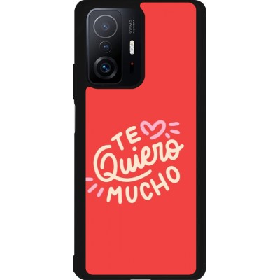 Coque Xiaomi 11T - Silicone rigide noir Saint Valentines Day 26 Te quiero mucho