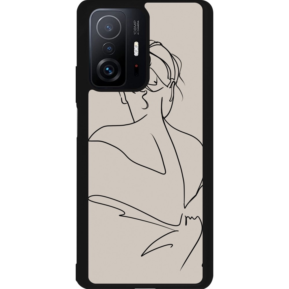 Xiaomi 11T Case Hülle - Silikon schwarz Salnikova 05