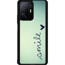 Xiaomi 11T Case Hülle - Silikon schwarz Smile