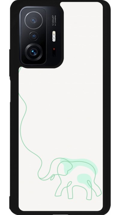 Coque Xiaomi 11T - Silicone rigide noir Spring 23 baby elephant