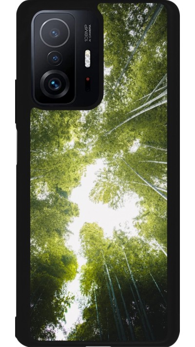 Coque Xiaomi 11T - Silicone rigide noir Spring 23 forest blue sky
