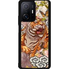 Xiaomi 11T Case Hülle - Silikon schwarz Spring 23 japanese tiger
