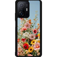Xiaomi 11T Case Hülle - Silikon schwarz Spring flowers Spring 2026