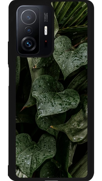 Coque Xiaomi 11T - Silicone rigide noir Spring 23 fresh plants